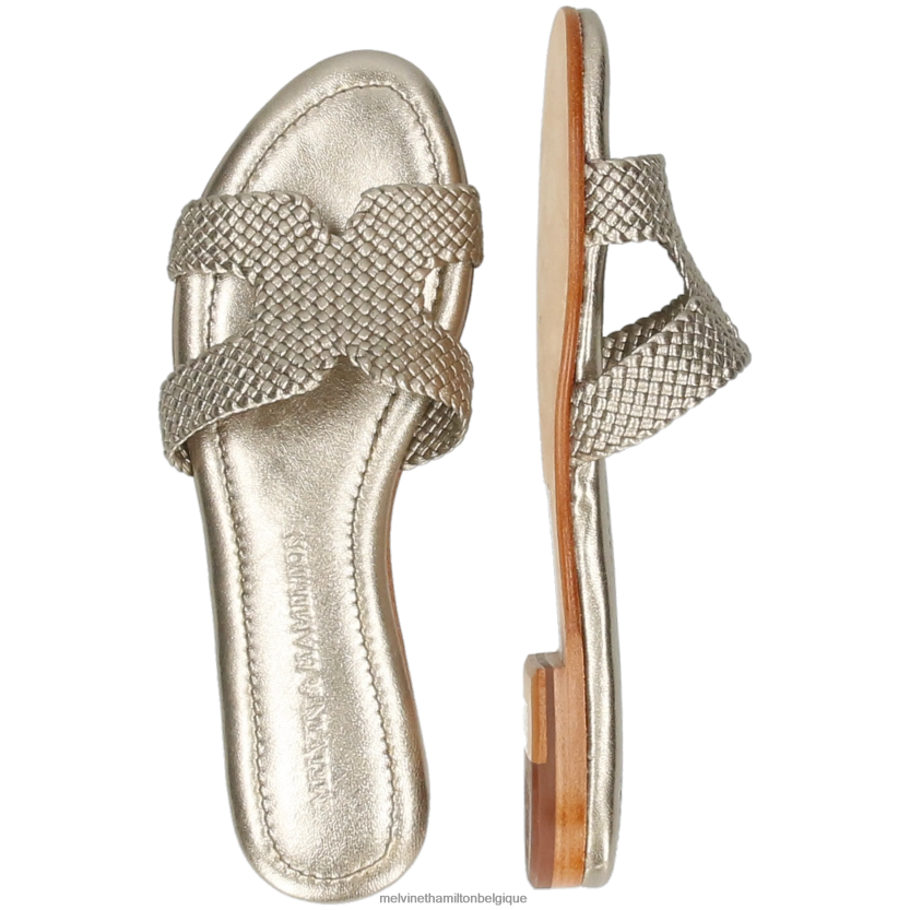 Melvin & Hamilton femmes Hanna 83 R442281627 mules argent