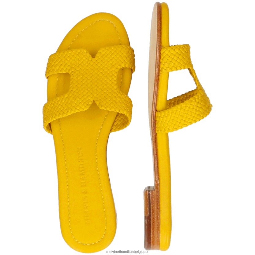 Melvin & Hamilton femmes Hanna 83 R442281628 mules jaune