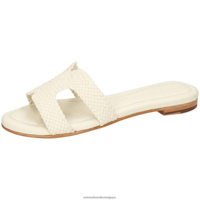Melvin & Hamilton femmes Hanna 83 R442281632 mules blanc