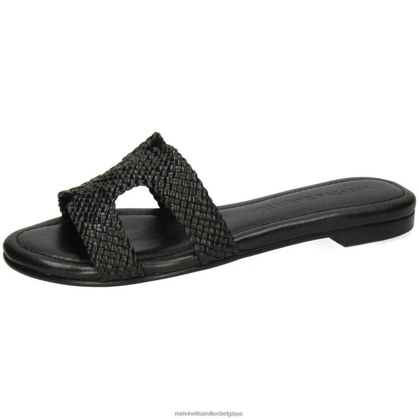 Melvin & Hamilton femmes Hanna 83 R442281759 mules noir
