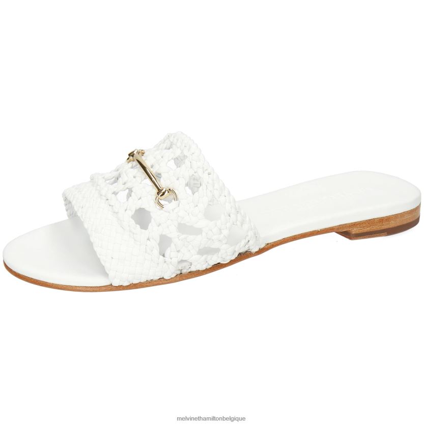 Melvin & Hamilton femmes Hanna 85 R442281730 mules blanc