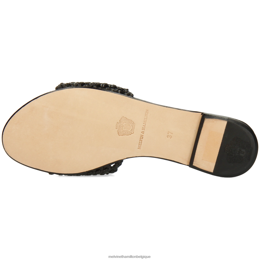 Melvin & Hamilton femmes Hanna 87 R442281636 mules noir
