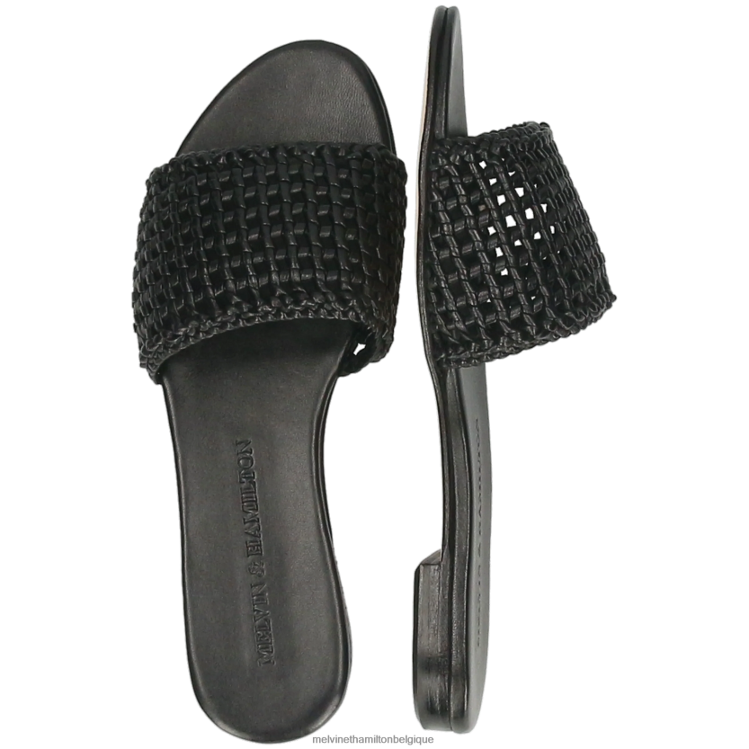 Melvin & Hamilton femmes Hanna 87 R442281636 mules noir