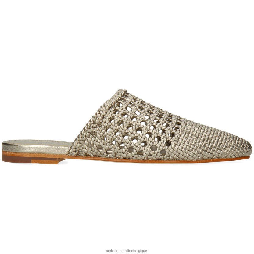 Melvin & Hamilton femmes Mira 3 R442281698 mules argent