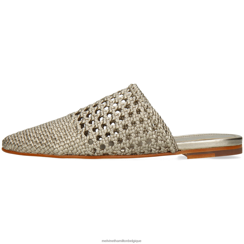 Melvin & Hamilton femmes Mira 3 R442281698 mules argent