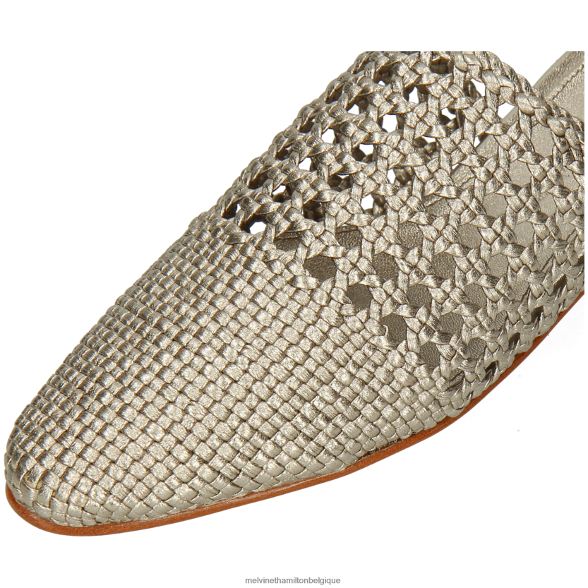 Melvin & Hamilton femmes Mira 3 R442281698 mules argent