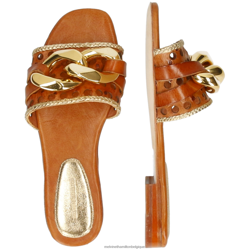 Melvin & Hamilton femmes Nikita 33 R442281535 mules brun