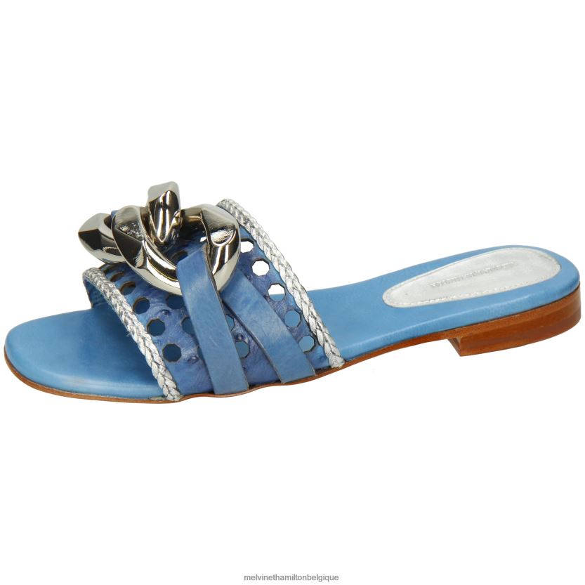 Melvin & Hamilton femmes Nikita 33 R442281537 mules bleu