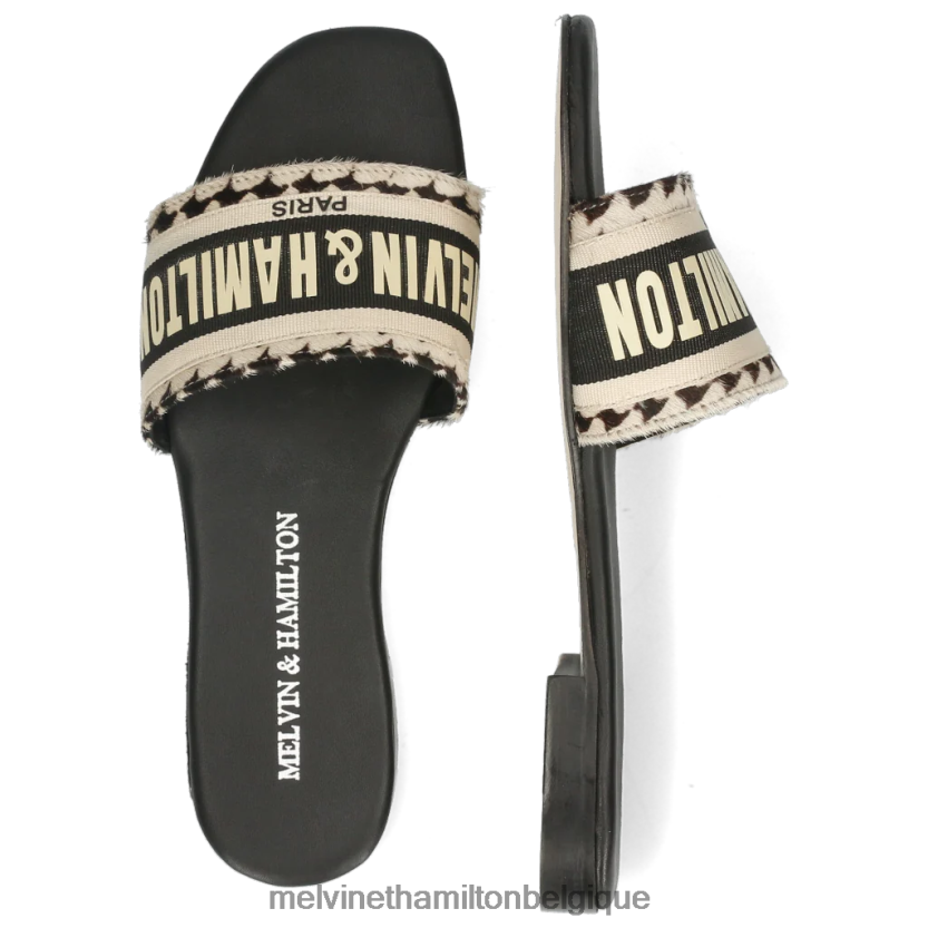 Melvin & Hamilton femmes Nikita R442281726 mules noir