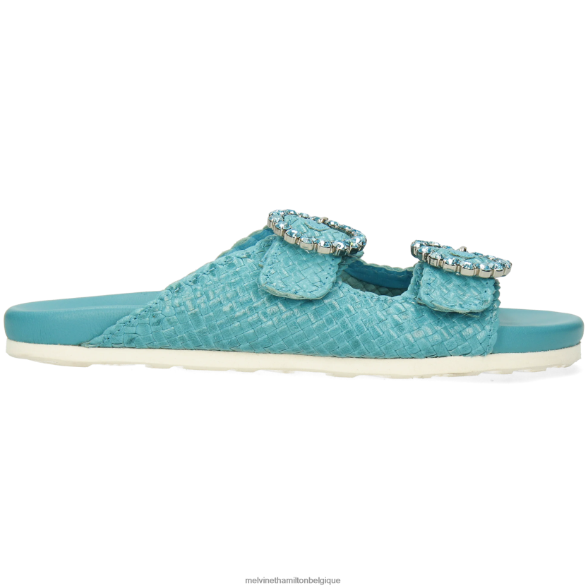 Melvin & Hamilton femmes Pétra 1 R442281574 mules turquoise