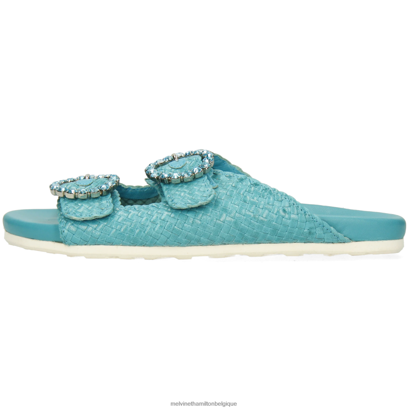 Melvin & Hamilton femmes Pétra 1 R442281574 mules turquoise