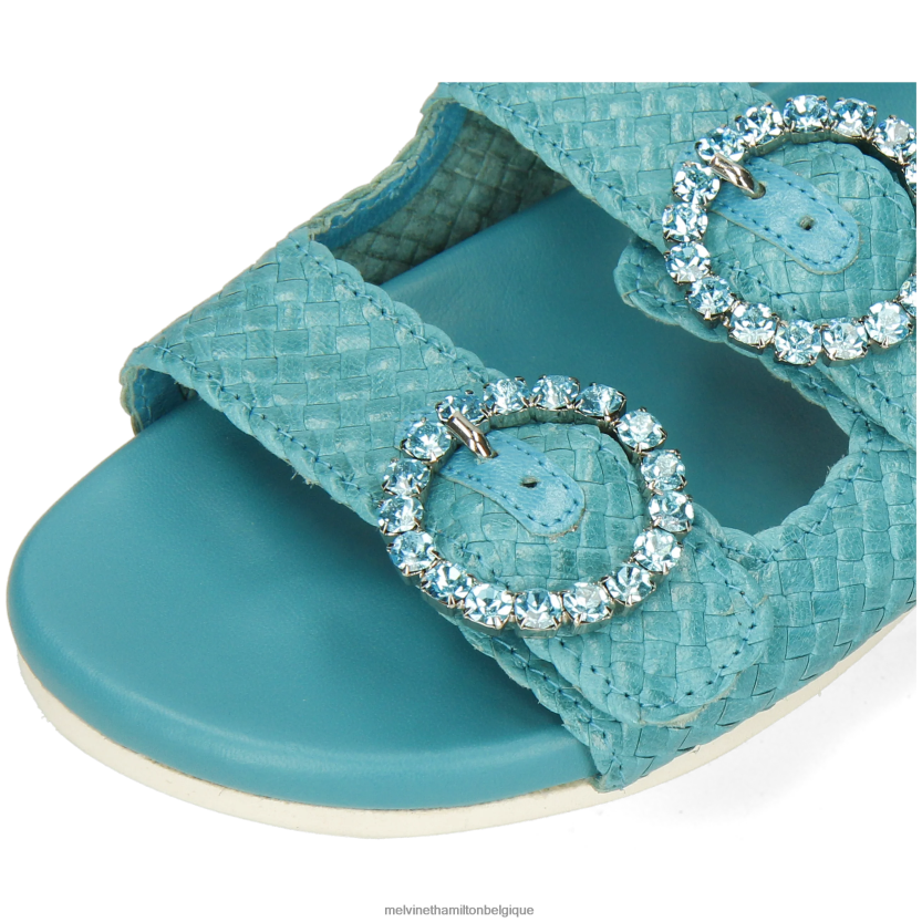 Melvin & Hamilton femmes Pétra 1 R442281574 mules turquoise