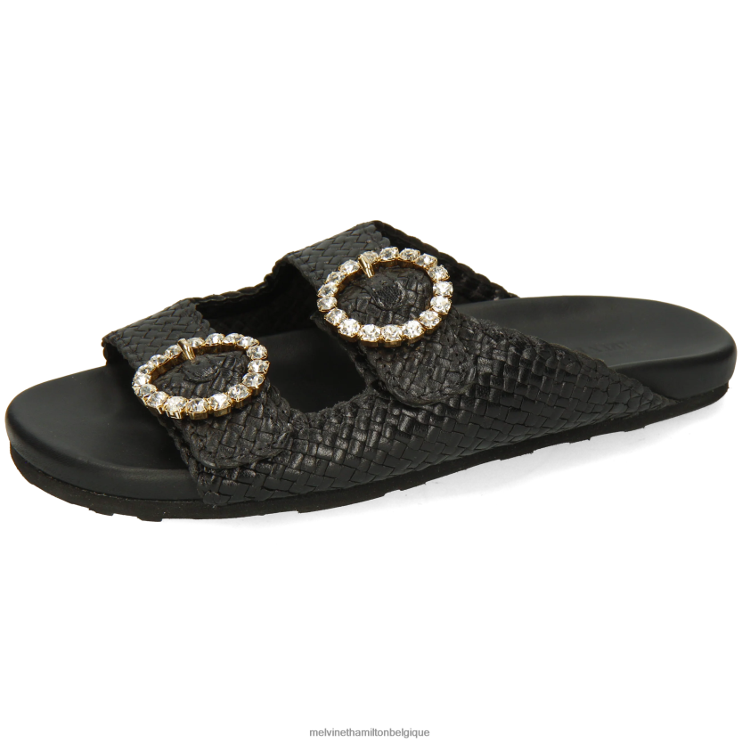 Melvin & Hamilton femmes Pétra 1 R442281629 mules noir