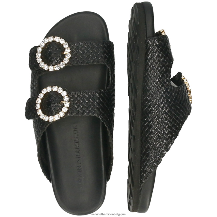 Melvin & Hamilton femmes Pétra 1 R442281629 mules noir