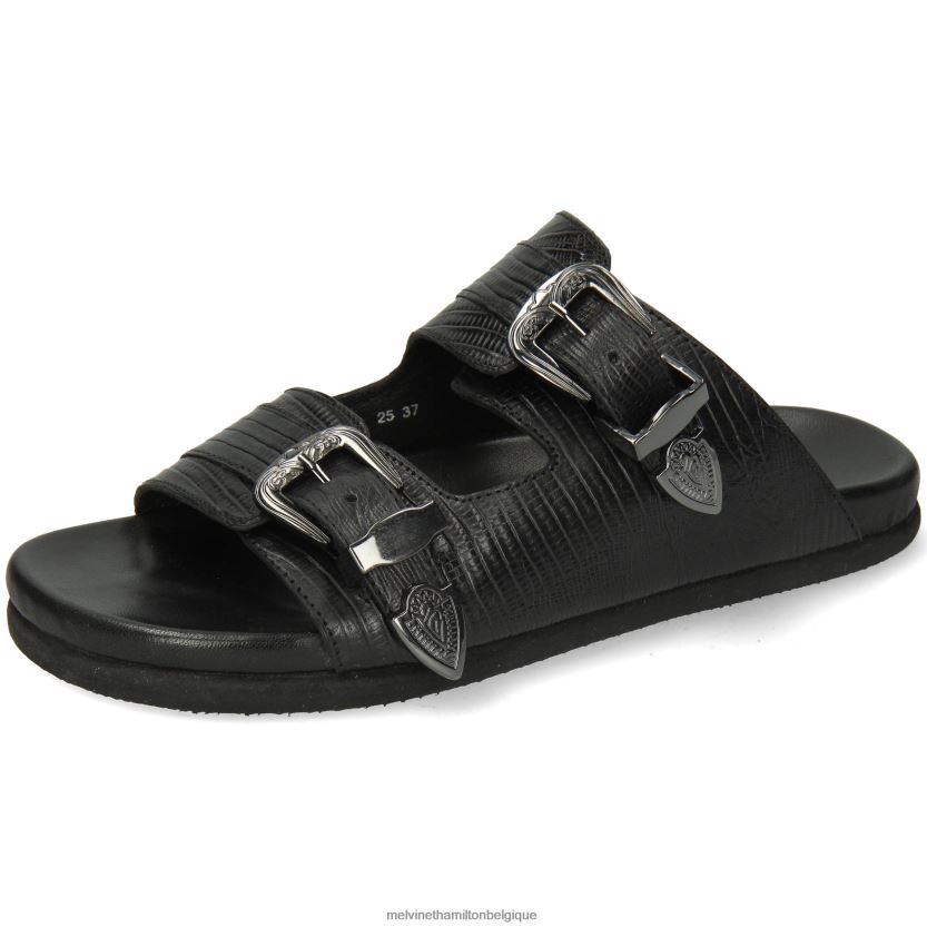 Melvin & Hamilton femmes Wilma 25 R442281767 mules noir