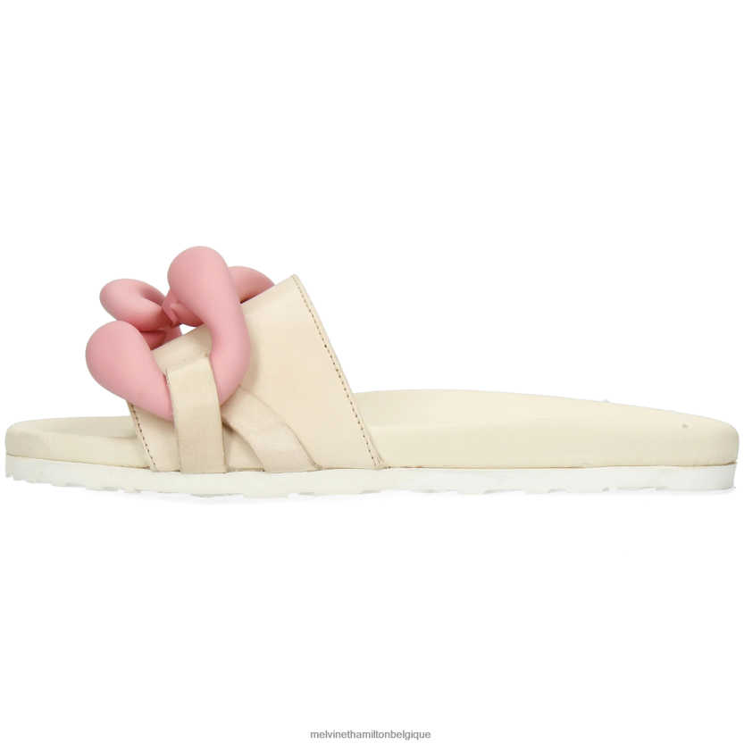 Melvin & Hamilton femmes Wilma 26 R442281692 mules blanc