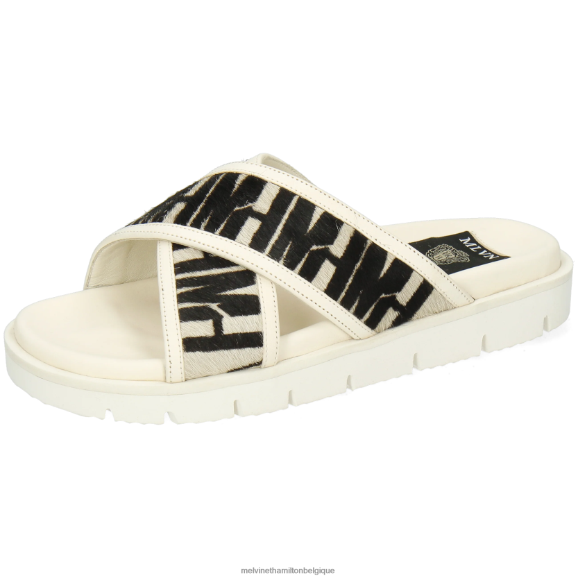 Melvin & Hamilton femmes Wilma 9 R442281657 mules blanc
