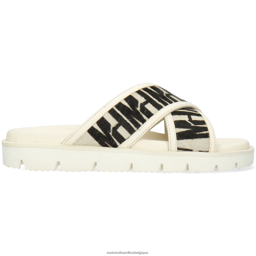 Melvin & Hamilton femmes Wilma 9 R442281657 mules blanc