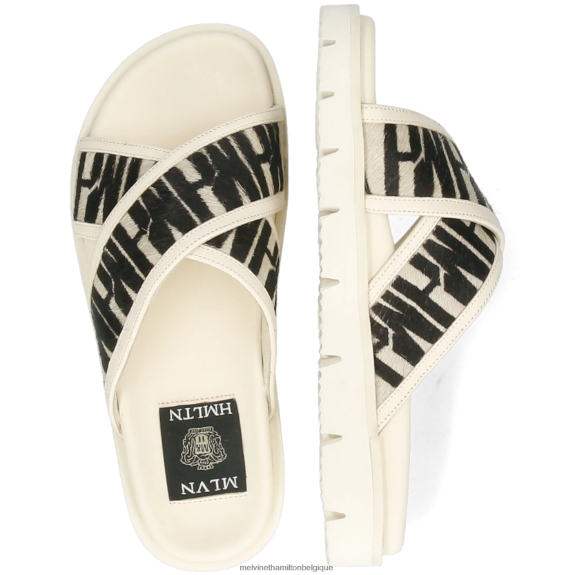 Melvin & Hamilton femmes Wilma 9 R442281657 mules blanc