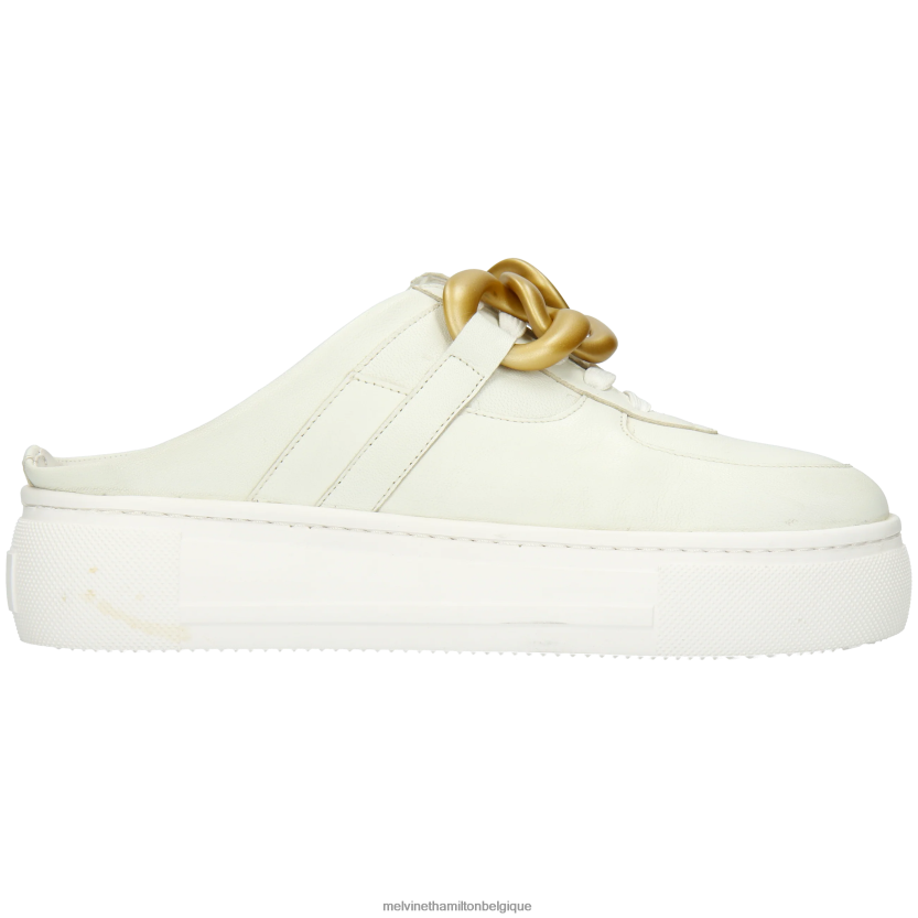 Melvin & Hamilton femmes ambre 24 R442281591 mules blanc