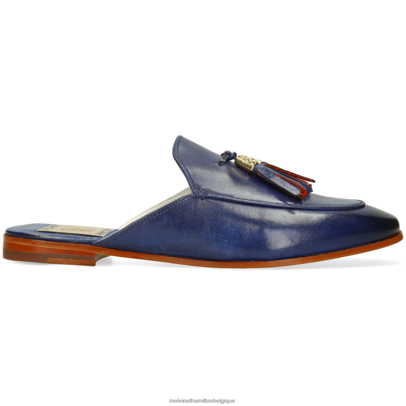 Melvin & Hamilton femmes écarlate 2 R442281534 mules bleu