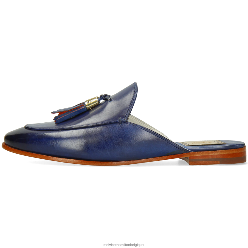 Melvin & Hamilton femmes écarlate 2 R442281534 mules bleu