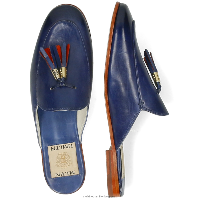 Melvin & Hamilton femmes écarlate 2 R442281534 mules bleu