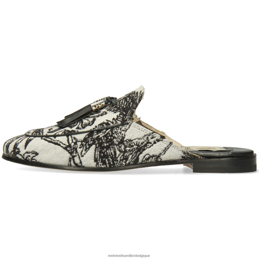 Melvin & Hamilton femmes écarlate 2 R442281541 mules noir