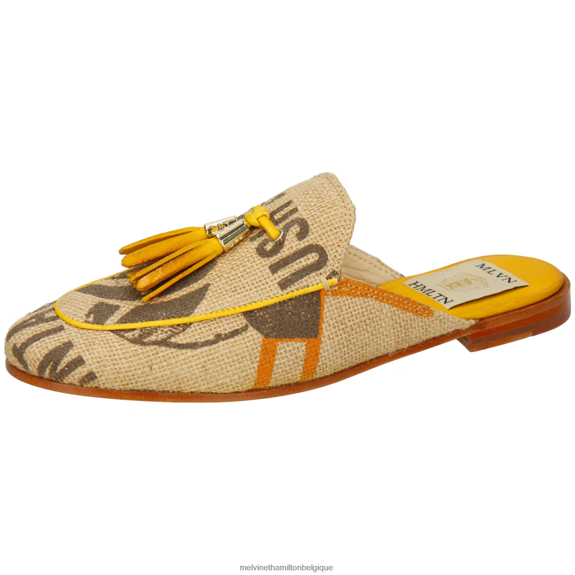 Melvin & Hamilton femmes écarlate 2 R442281546 mules multi