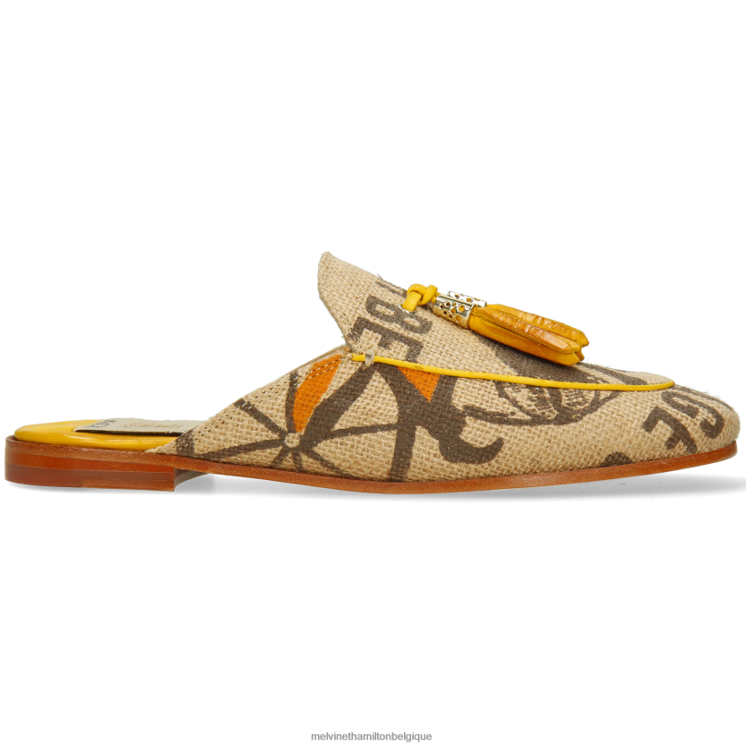 Melvin & Hamilton femmes écarlate 2 R442281546 mules multi