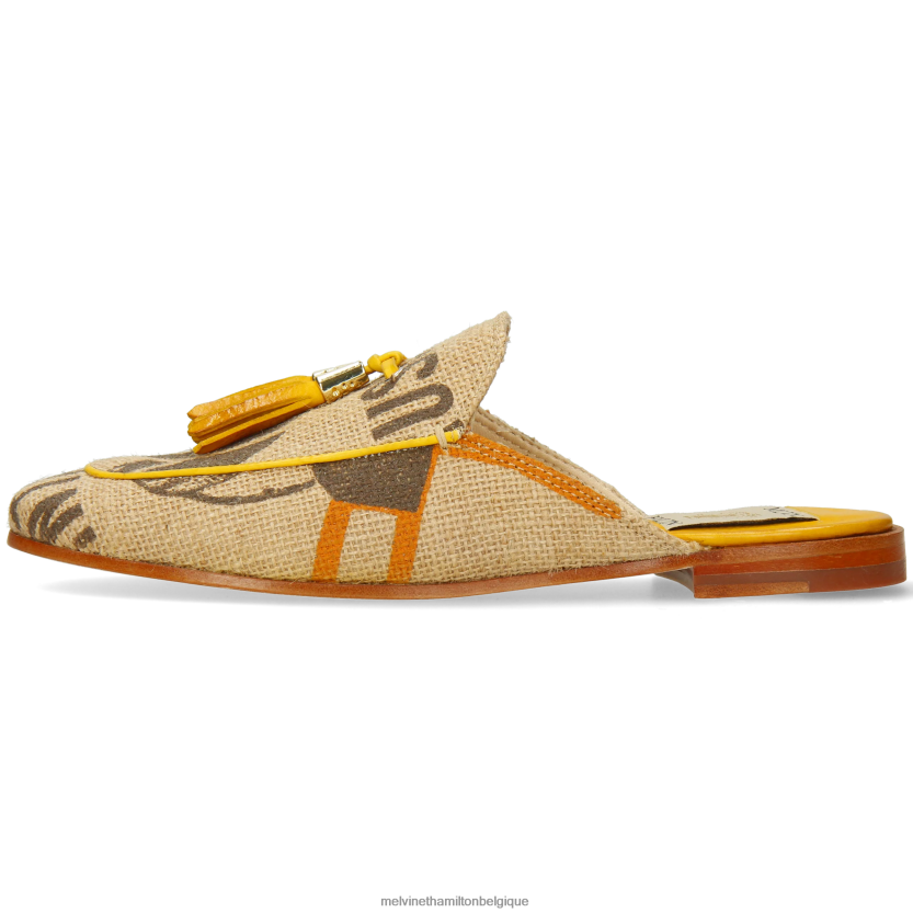 Melvin & Hamilton femmes écarlate 2 R442281546 mules multi