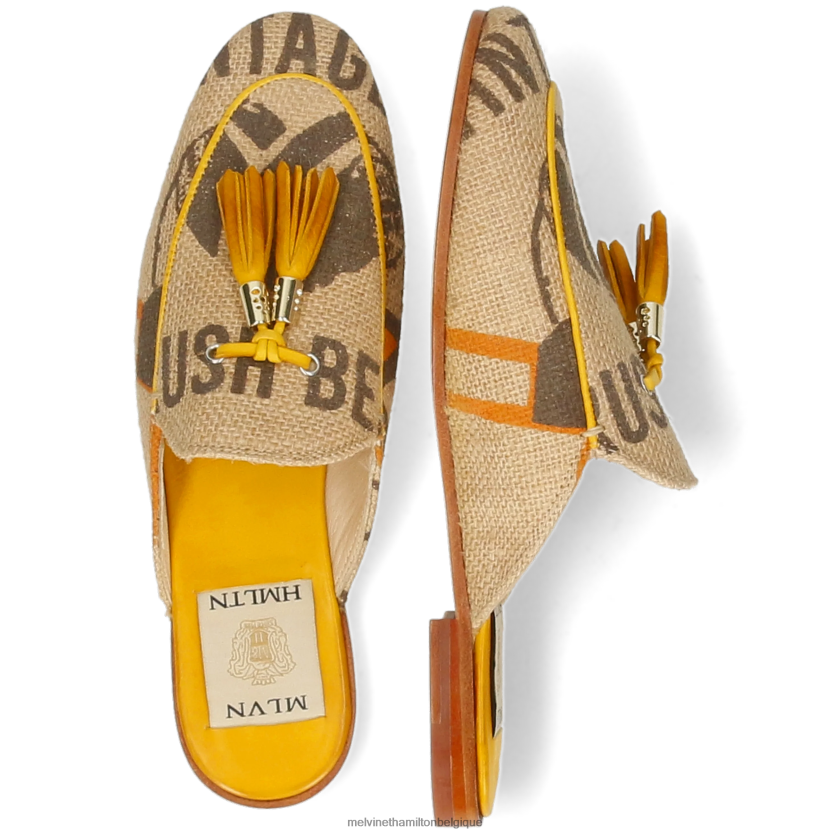 Melvin & Hamilton femmes écarlate 2 R442281546 mules multi