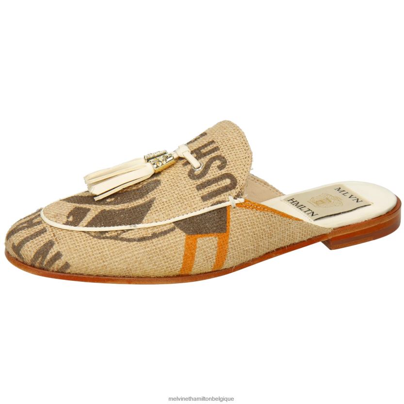 Melvin & Hamilton femmes écarlate 2 R442281579 mules beige
