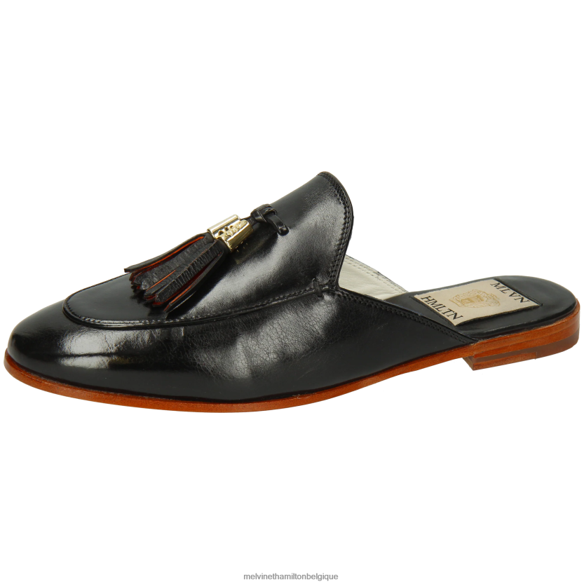 Melvin & Hamilton femmes écarlate 2 R442281590 mules noir