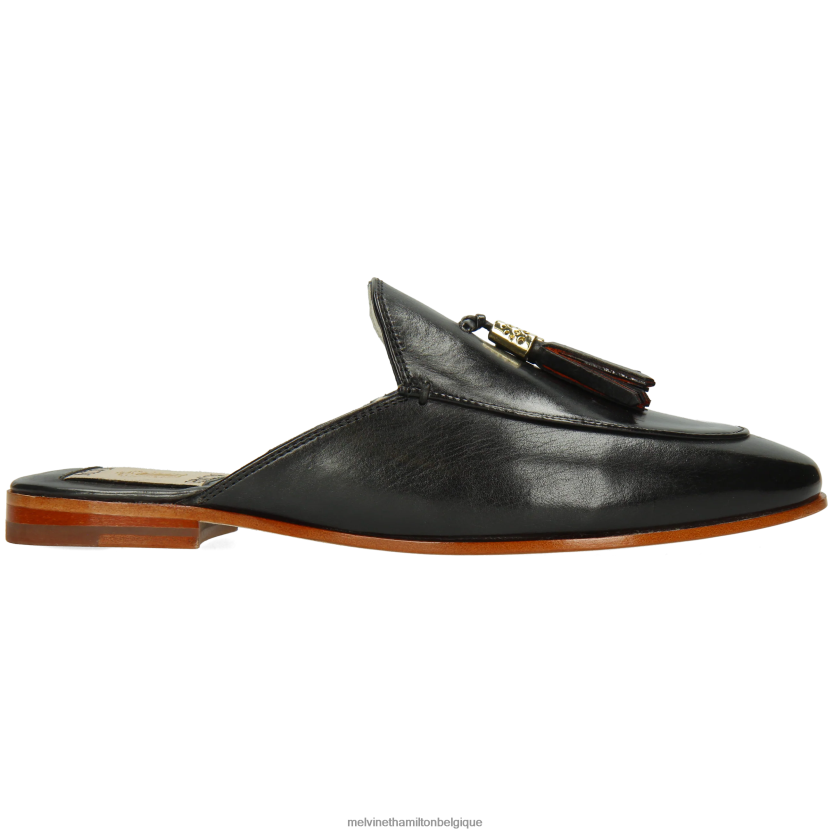 Melvin & Hamilton femmes écarlate 2 R442281590 mules noir