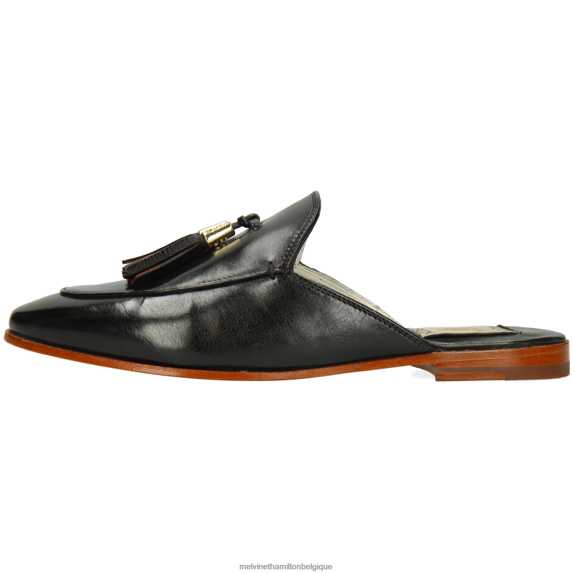 Melvin & Hamilton femmes écarlate 2 R442281590 mules noir