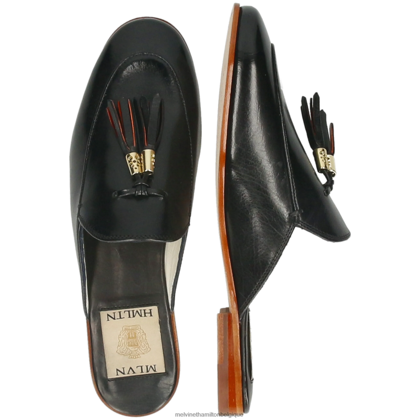 Melvin & Hamilton femmes écarlate 2 R442281590 mules noir