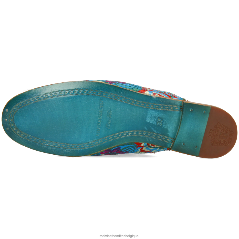 Melvin & Hamilton femmes écarlate 2 R442281605 mules multi