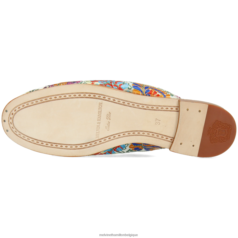 Melvin & Hamilton femmes écarlate 2 R442281620 mules multi
