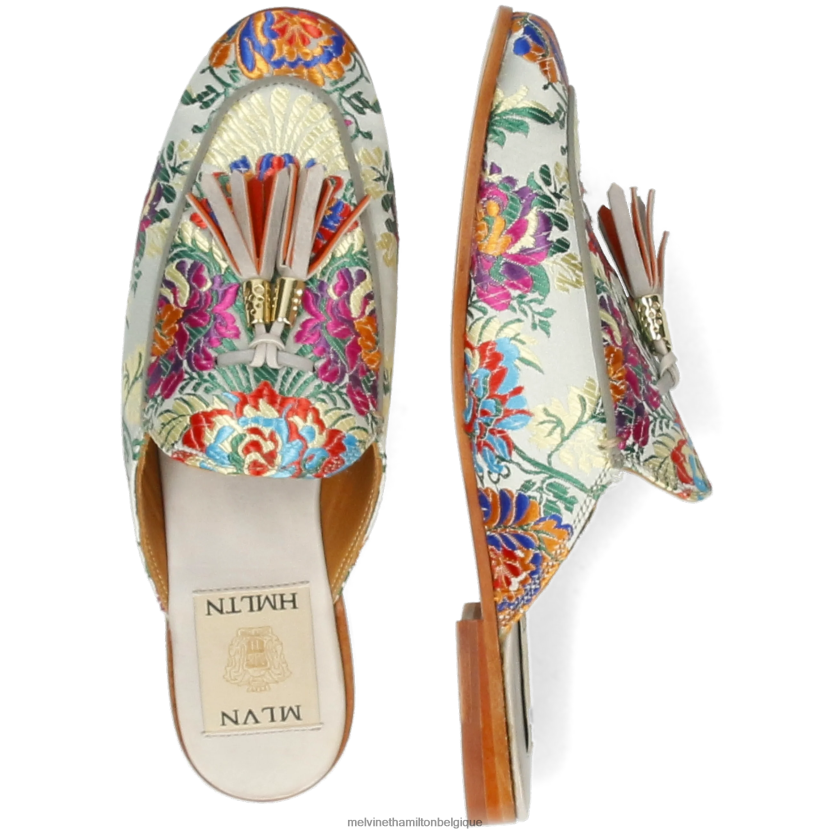 Melvin & Hamilton femmes écarlate 2 R442281620 mules multi