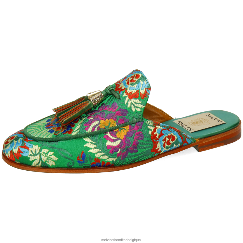Melvin & Hamilton femmes écarlate 2 R442281626 mules vert
