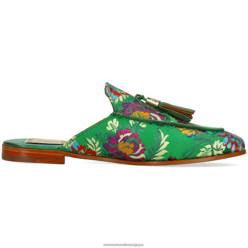 Melvin & Hamilton femmes écarlate 2 R442281626 mules vert