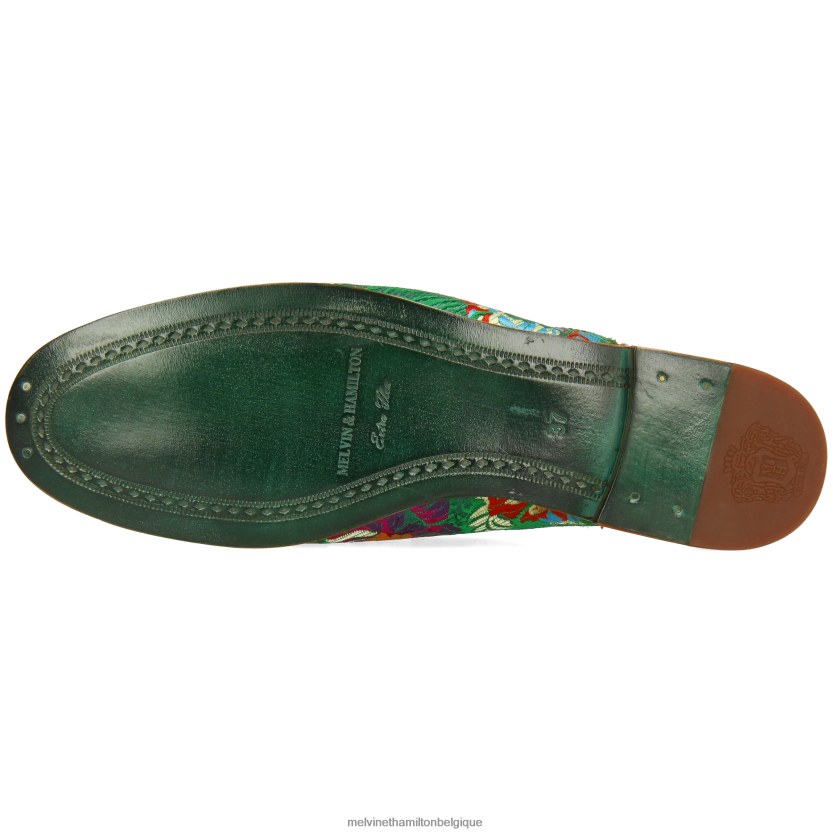 Melvin & Hamilton femmes écarlate 2 R442281626 mules vert