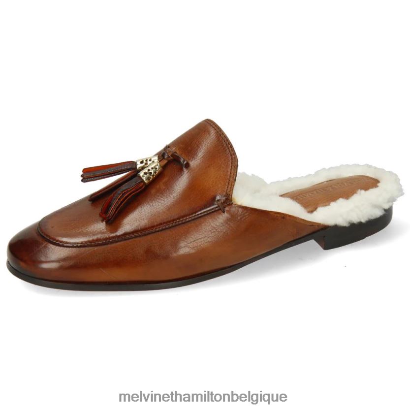 Melvin & Hamilton femmes écarlate 2 R442281646 mules brun