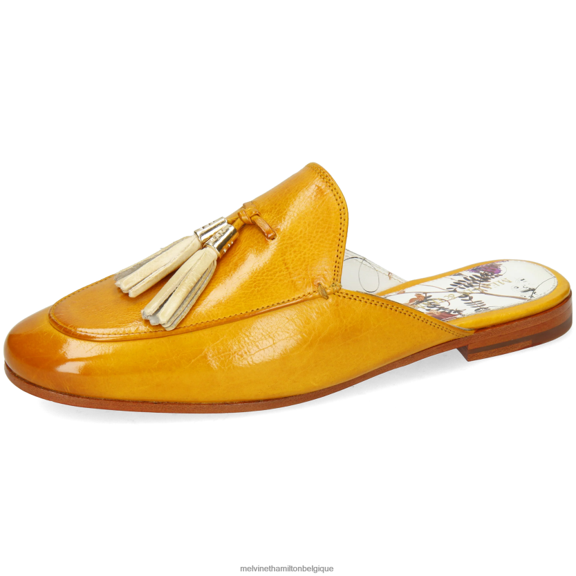 Melvin & Hamilton femmes écarlate 2 R442281661 mules jaune
