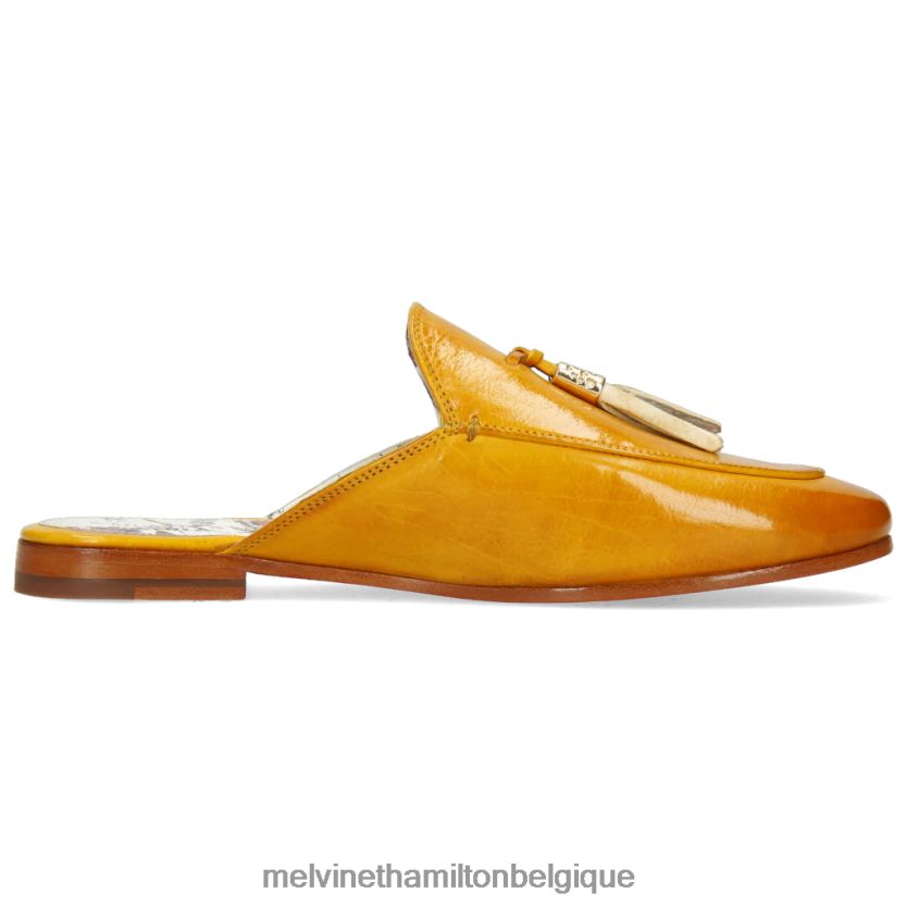 Melvin & Hamilton femmes écarlate 2 R442281661 mules jaune