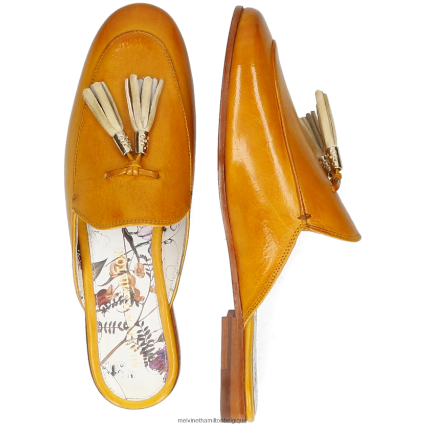 Melvin & Hamilton femmes écarlate 2 R442281661 mules jaune