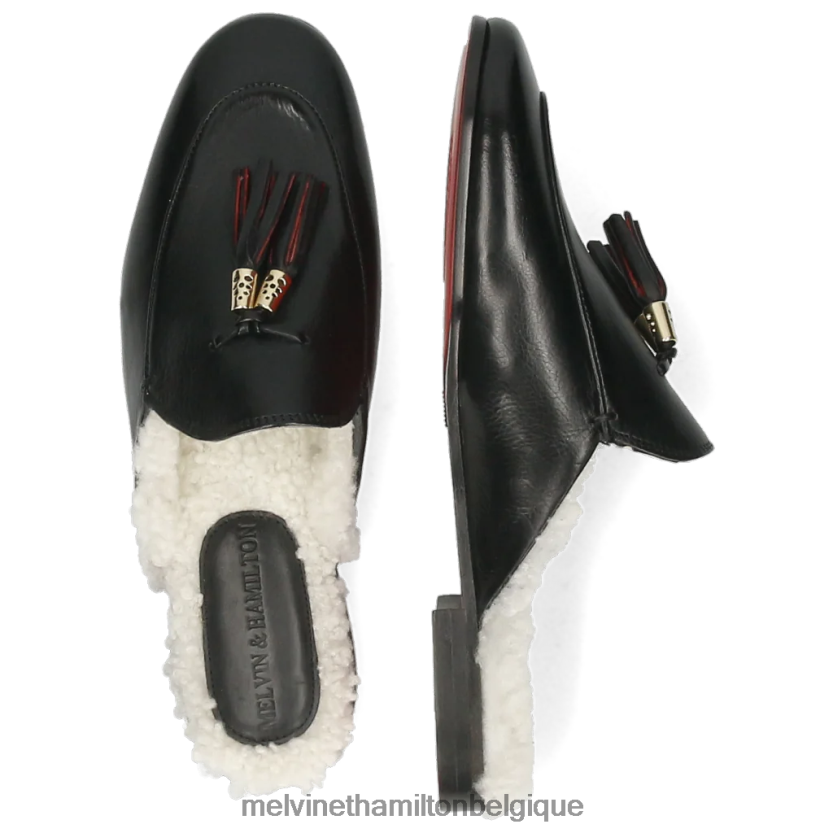 Melvin & Hamilton femmes écarlate 2 R442281694 mules noir