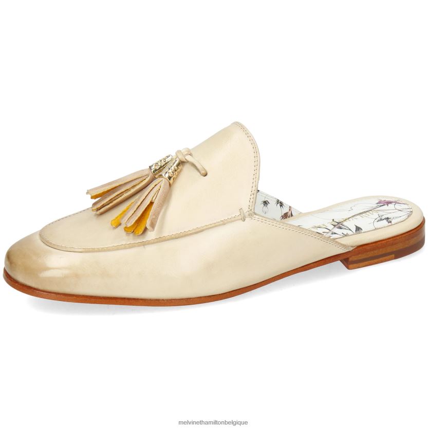 Melvin & Hamilton femmes écarlate 2 R442281700 mules beige
