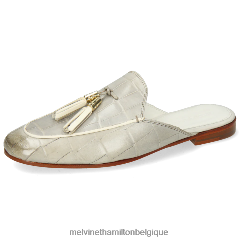 Melvin & Hamilton femmes écarlate 2 R442281718 mules gris